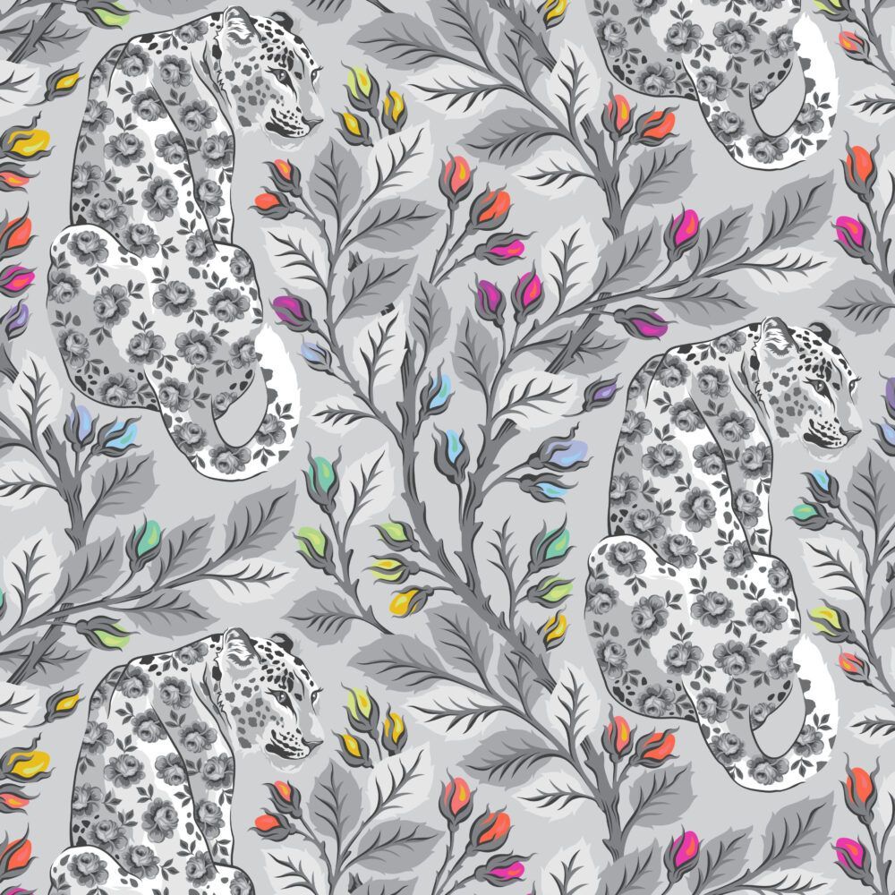 Tula Pink Graywork | Beautymark | Fog