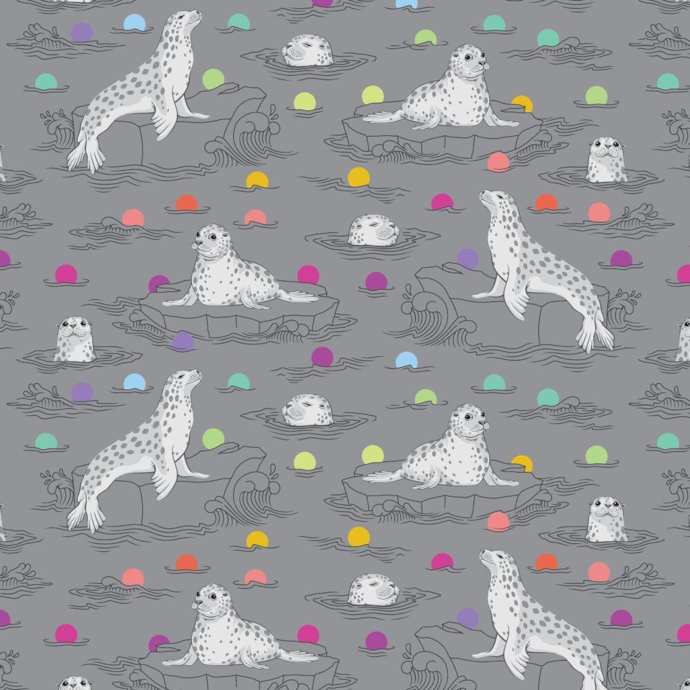 Tula Pink Graywork | Seal the Deal  | Shadow