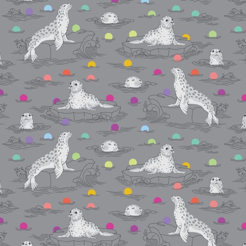 Tula Pink Graywork | Seal the Deal  | Shadow