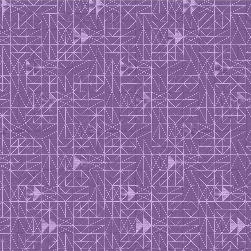 Patchwork - Purple | Foundation 2 | by Shayla Wolf Of Sassafras Lane Designs