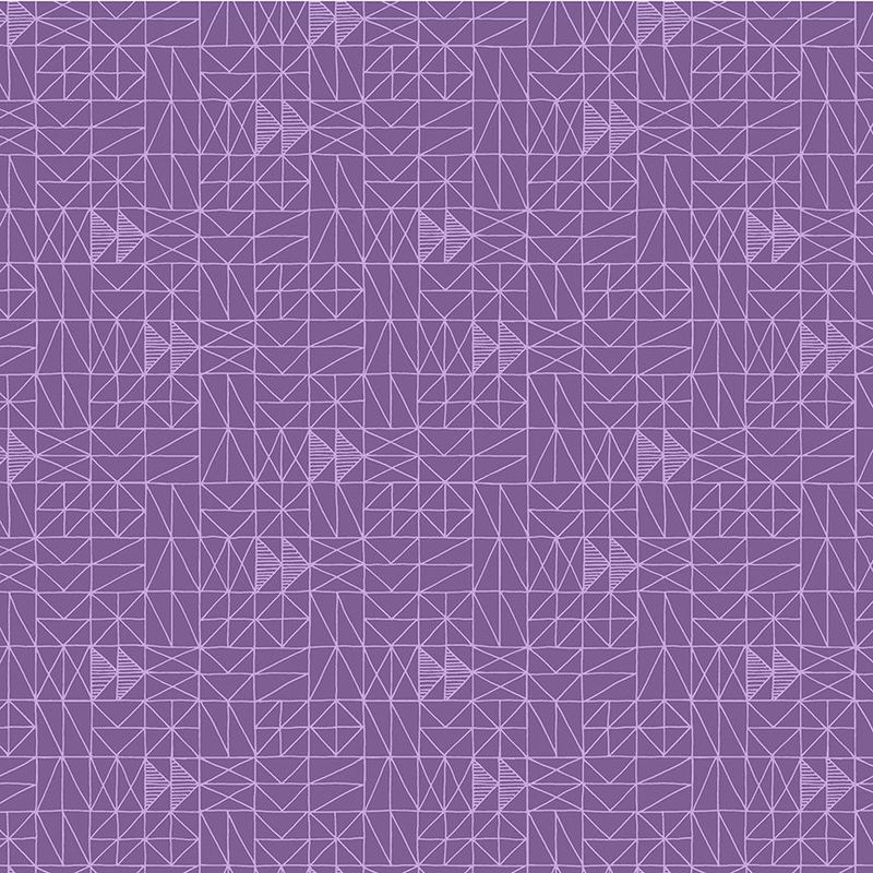Patchwork - Purple | Foundation 2 | by Shayla Wolf Of Sassafras Lane Designs