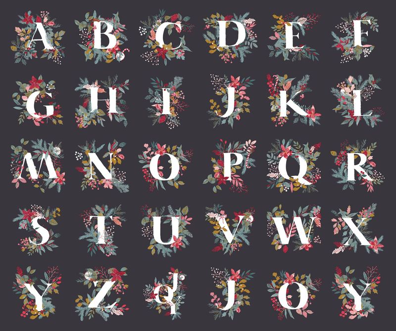 Jingle All the Letters - Panele | Adventale von Katarina Roccella für Art Gallery Fabrics
