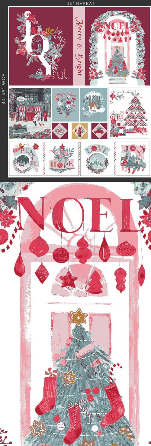 Merry Everything - Panele | Adventale von Katarina Roccella für Art Gallery Fabrics