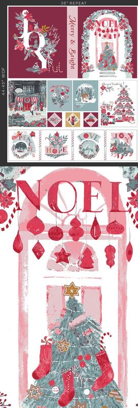 Merry Everything - Panele | Adventale von Katarina Roccella für Art Gallery Fabrics Merry Everything - Panele | Adventale von Katarina Roccella für Art Gallery Fabrics