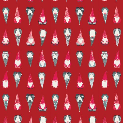 Playful Gnomes Berry | Adventale von Katarina Roccella für Art Gallery Fabrics Playful Gnomes Berry | Adventale von Katarina Roccella für Art Gallery Fabrics