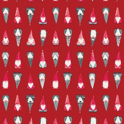 Playful Gnomes Berry | Adventale von Katarina Roccella für Art Gallery Fabrics