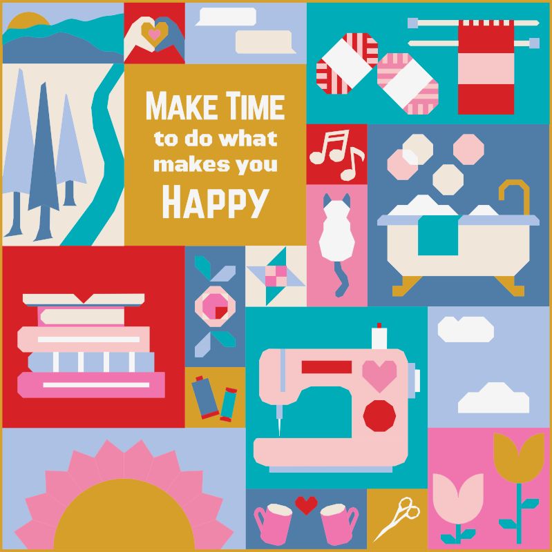 Quilt Kit „Make Time“ Sew Along 2025