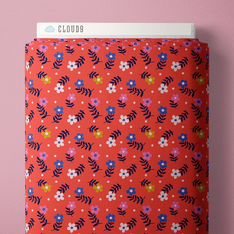 Jazzy Floret - Wonder Jungle | Bio-Baumwolle von Cloud9 Fabrics (Design: Pip & Lo)