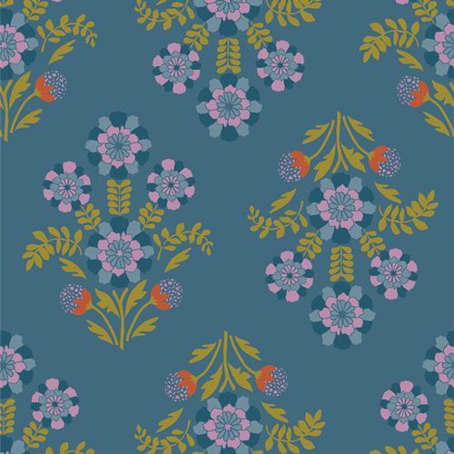 Bramblebloom Blue | Starling von Maureen Cracknell für Art Gallery Fabrics