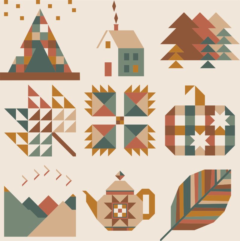 Quilt Kit | Sweater Weather Sampler 2025