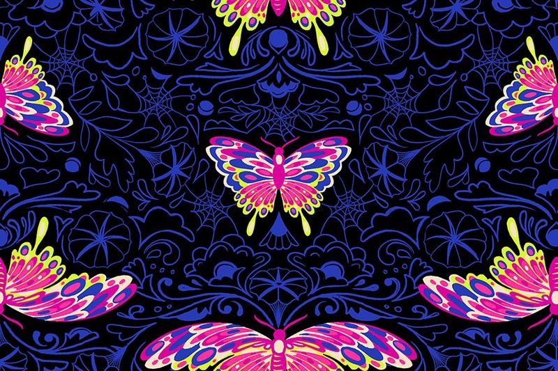 Glow Garden | Morning Moth - Black | Ruby Star Society
