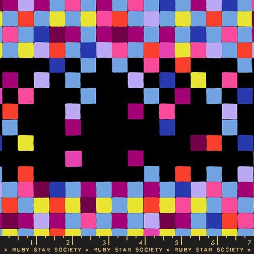 Glow Garden | Pixels - Black | Ruby Star Society