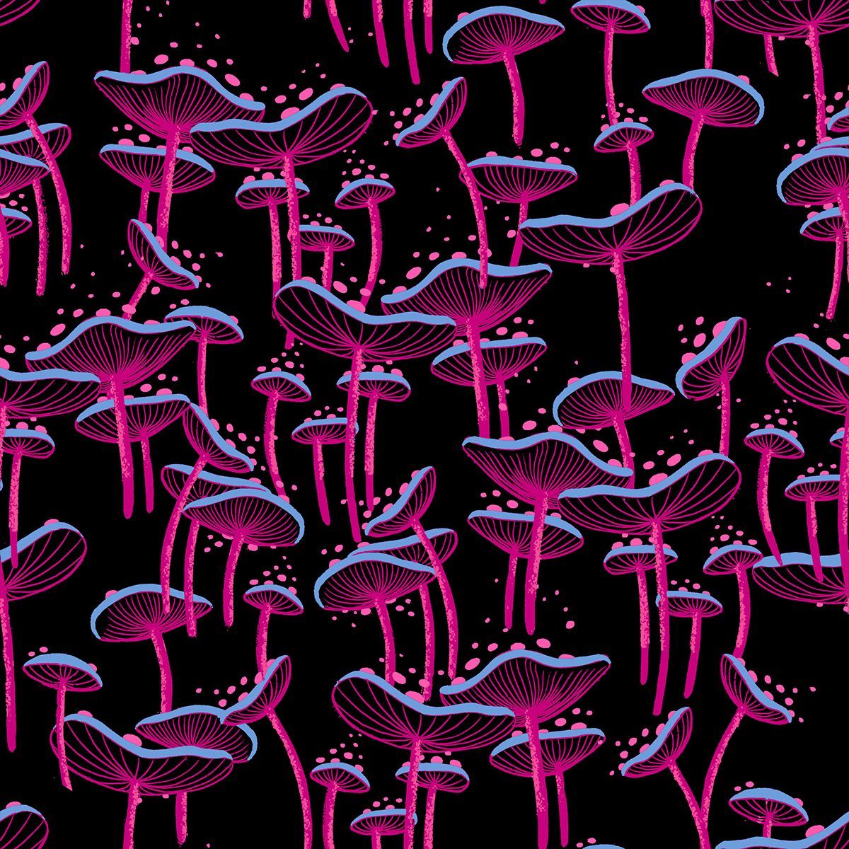 Glow Garden | Fungi - Black | Ruby Star Society