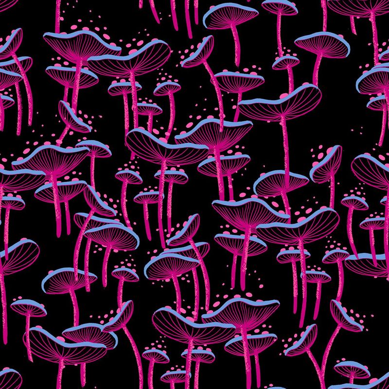 Glow Garden | Fungi - Black | Ruby Star Society