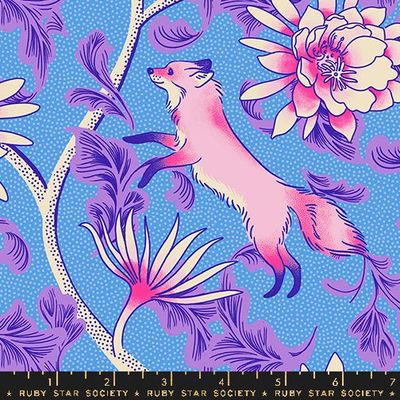 Glow Garden | Fox Bloom - Lindley Blue | Ruby Star Society