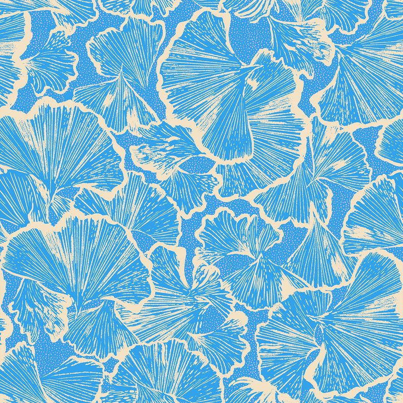 Glow Garden | Ginkgo - Lindley Blue | Ruby Star Society