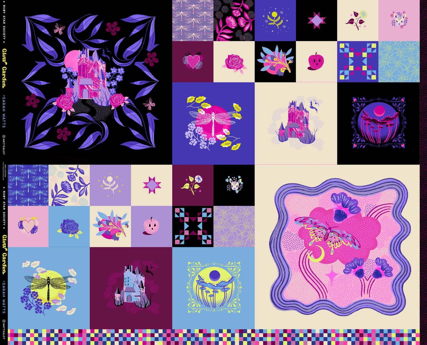 Glow Garden | Fairytale Panel - Multi | Ruby Star Society