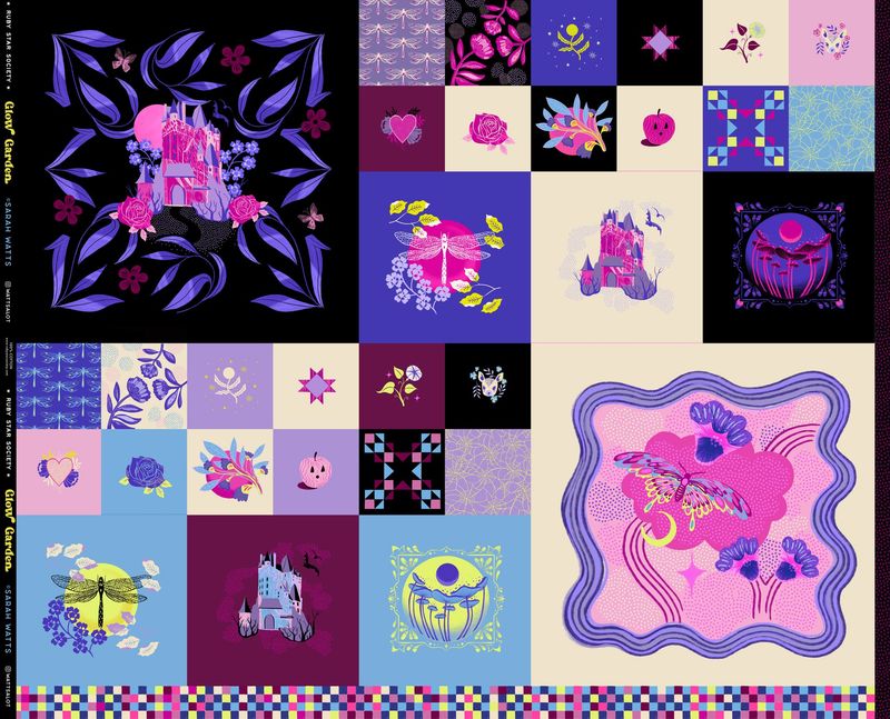 Glow Garden | Fairytale Panel - Multi | Ruby Star Society