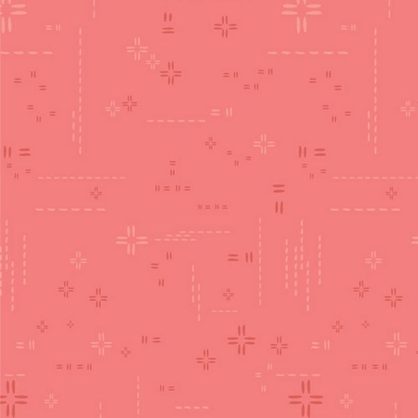 Decostitch Elements von Art Gallery Fabrics in der Farbe DSE-721 | Coral Rose Decostitch Elements von Art Gallery Fabrics in der Farbe DSE-721 | Coral Rose