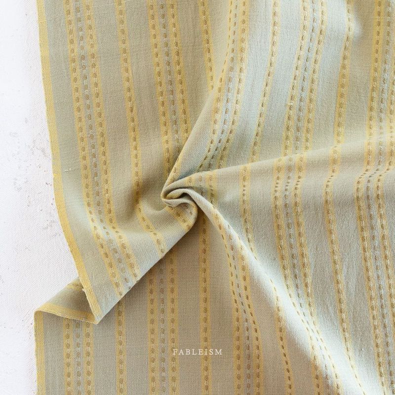 Stitch Stripe in Sage | Lucky Loom by Fableism Stitch Stripe in Sage | Lucky Loom by Fableism