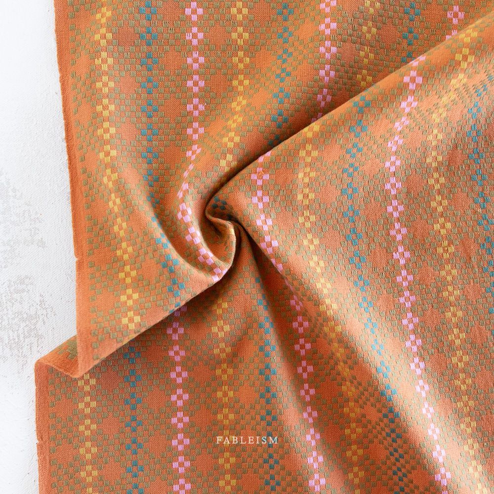 Mosaic in Amaretto | Lucky Loom by Fableism
