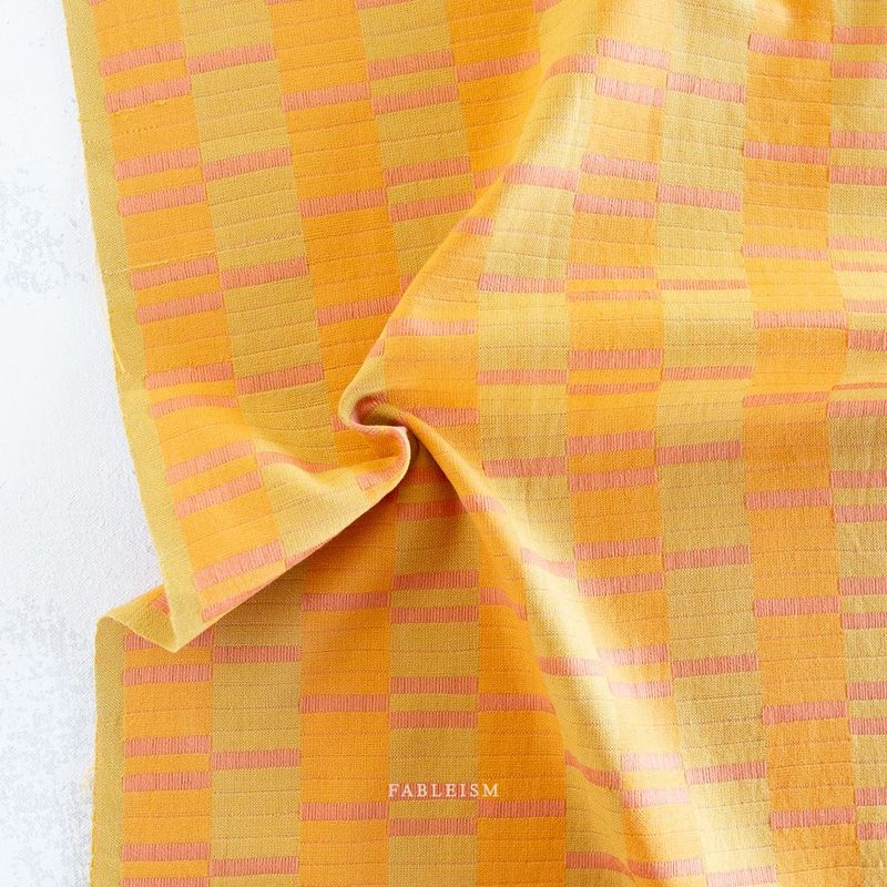 Southwest Stripe in Mango | Lucky Loom by Fableism Southwest Stripe in Mango | Lucky Loom by Fableism