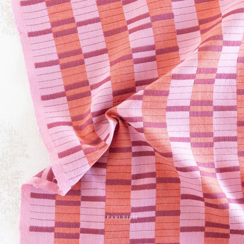 Southwest Stripe in Berry | Lucky Loom by Fableism Southwest Stripe in Berry | Lucky Loom by Fableism