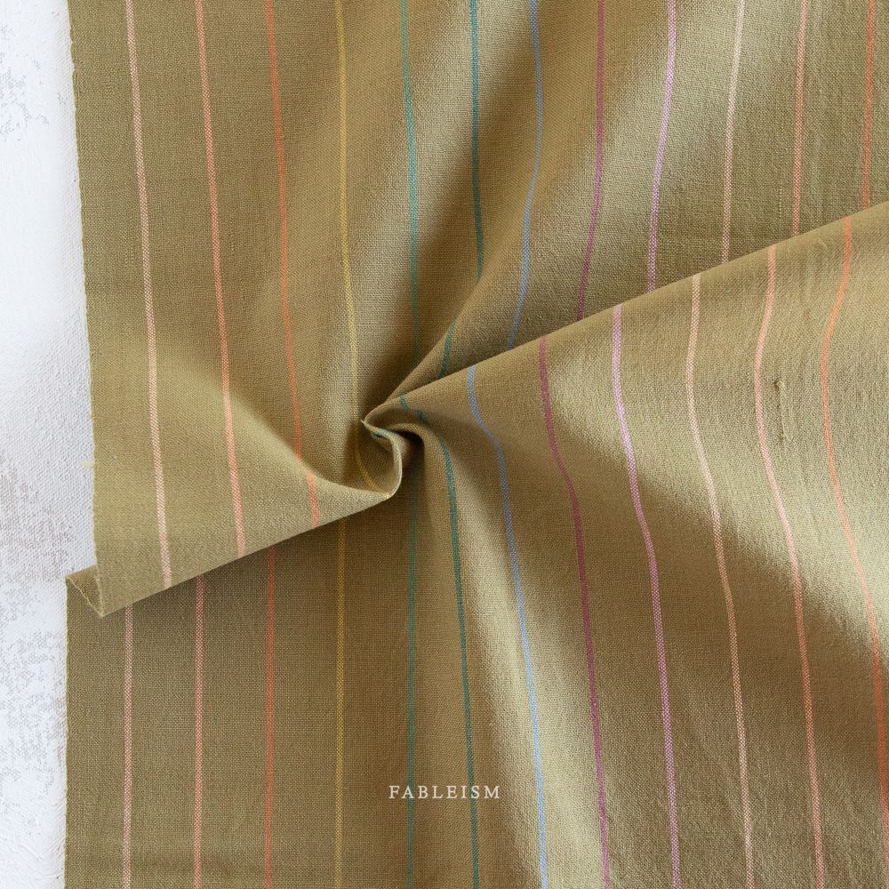 Skinny Stripe in Clover | Lucky Loom by Fableism