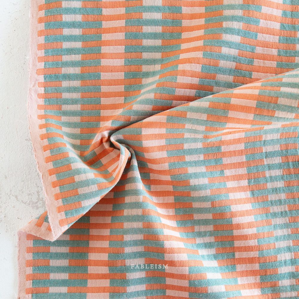 Interlock in Watermelon | Lucky Loom by Fableism