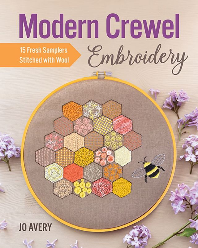 Jo Avery: Modern Crewel Embroidery - Alte Technik, neuer Twist Jo Avery: Modern Crewel Embroidery - Alte Technik, neuer Twist