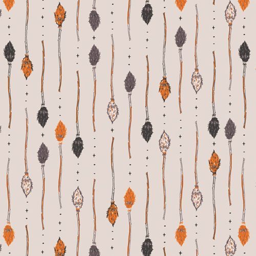 Wicked Broomsticks | Spooky 'n Sweet von AGF Studio für Art Gallery Fabrics