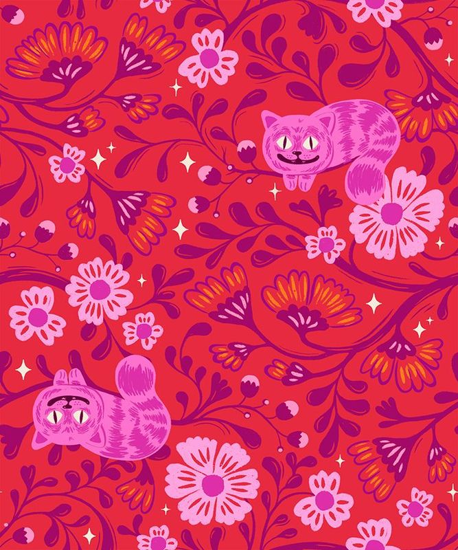 Hello Alice - Cheshire in Ruby | Sarah Watts für Ruby Star Society Hello Alice - Cheshire in Ruby | Sarah Watts für Ruby Star Society