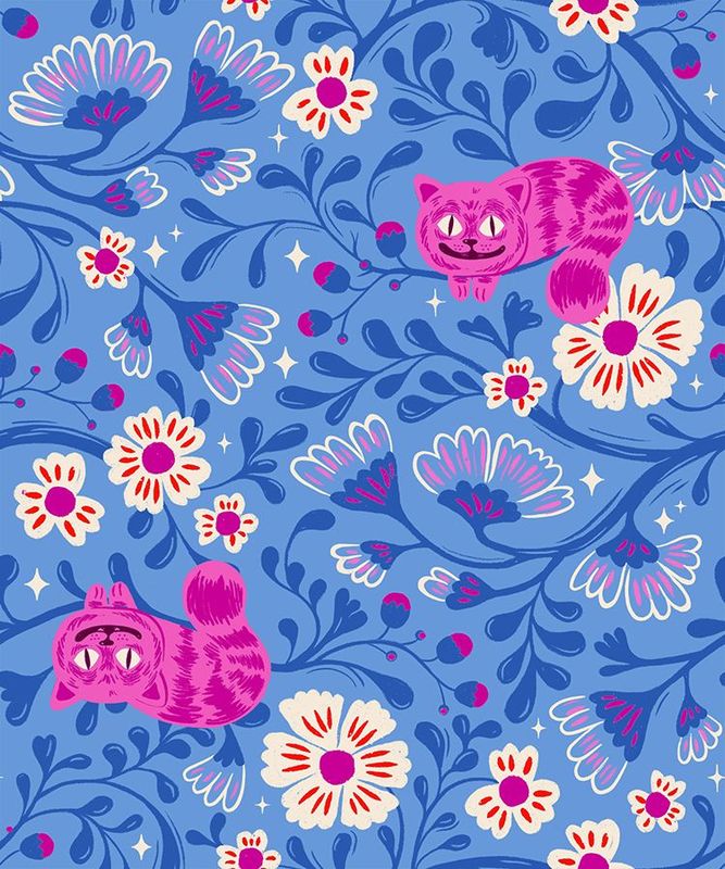 Hello Alice - Cheshire in Lindley Blue | Sarah Watts für Ruby Star Society Hello Alice - Cheshire in Lindley Blue | Sarah Watts für Ruby Star Society