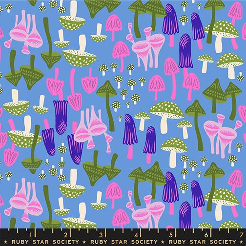 Hello Alice - Mushroom Land in Lindley Blue | Sarah Watts für Ruby Star Society
