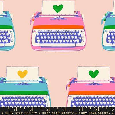 Best Day Ever - Typewriters in Vintage Pink | Melody Miller für Ruby Star Society Best Day Ever - Typewriters in Vintage Pink | Melody Miller für Ruby Star Society