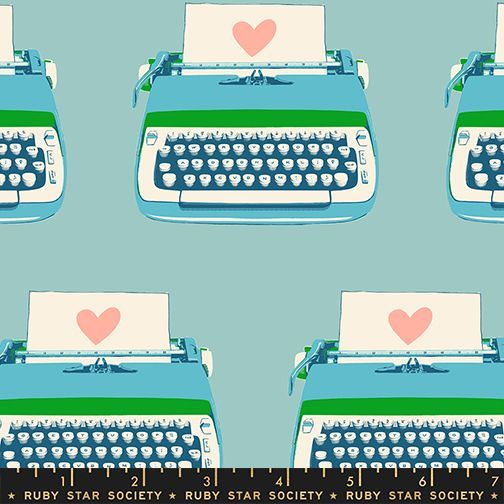 Best Day Ever - Typewriters in Turquoise | Melody Miller für Ruby Star Society Best Day Ever - Typewriters in Turquoise | Melody Miller für Ruby Star Society