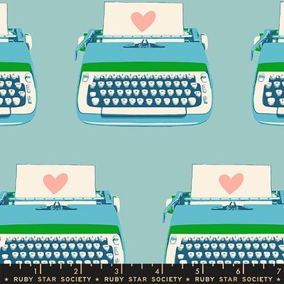 Best Day Ever - Typewriters in Turquoise | Melody Miller für Ruby Star Society Best Day Ever - Typewriters in Turquoise | Melody Miller für Ruby Star Society