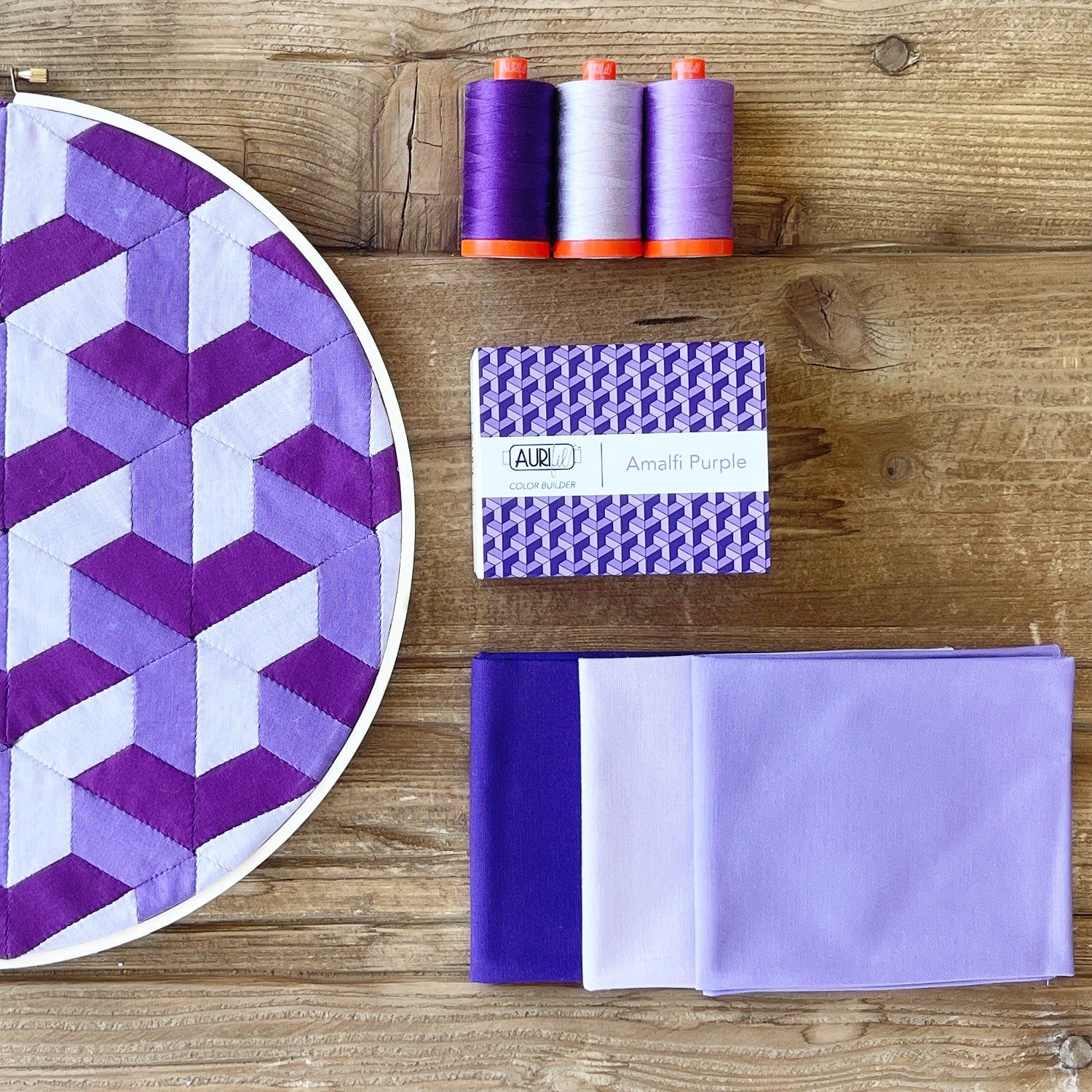 Aurifil Italian Color Builders | Amalfi Purple | 50wt