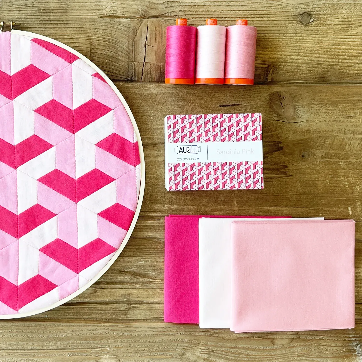 Aurifil Italian Color Builders | Sardinia Pink | 50wt