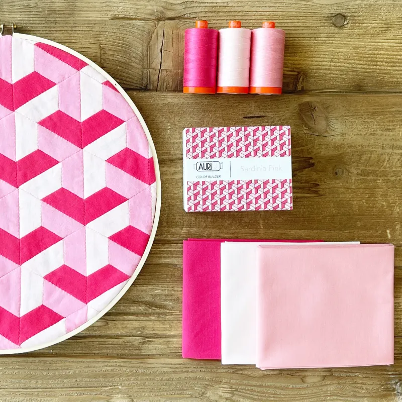 Aurifil Italian Color Builders | Sardinia Pink | 50wt