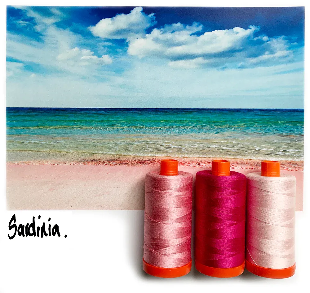 Aurifil Italian Color Builders | Sardinia Pink | 50wt