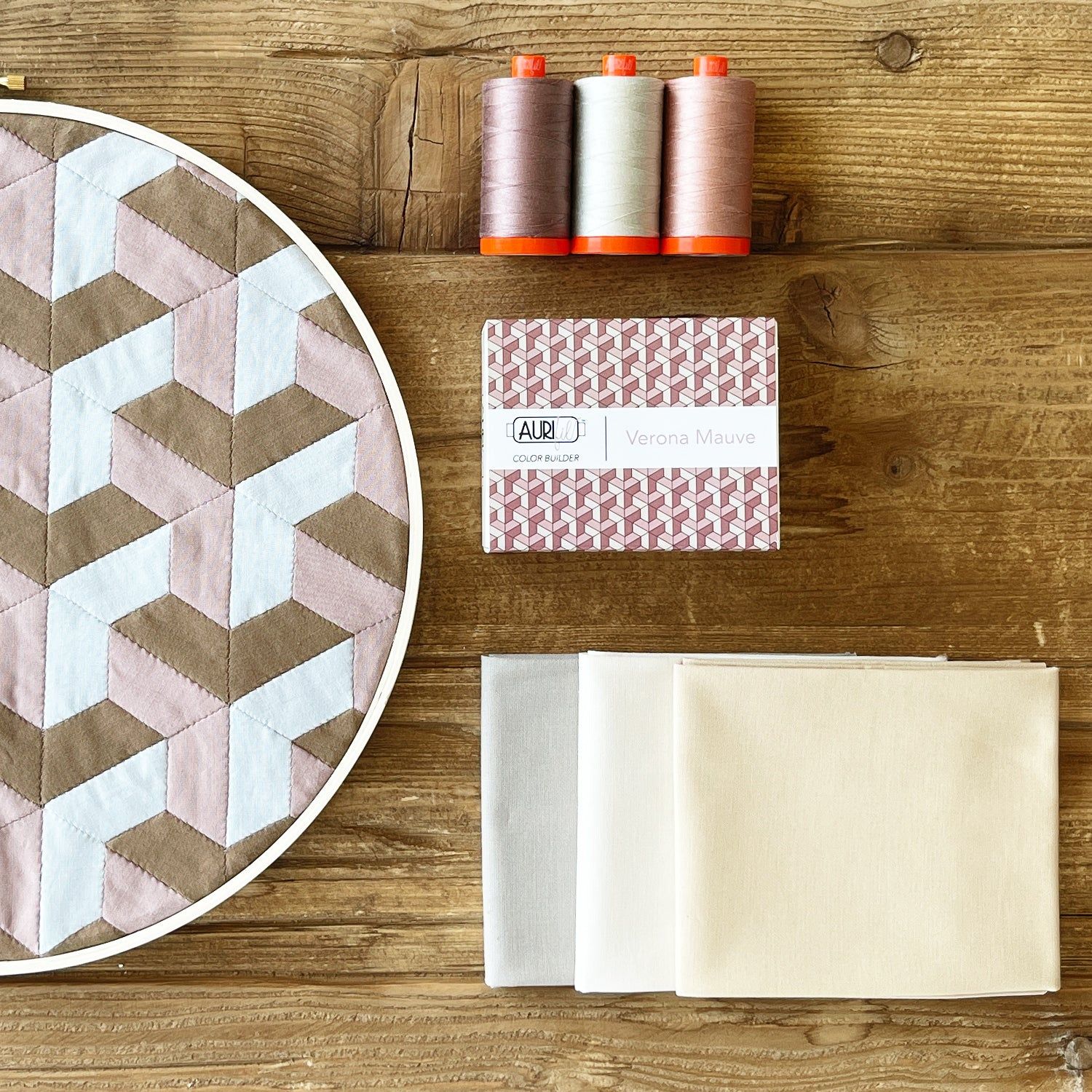 Aurifil Italian Color Builders | Verona Mauve | 50wt