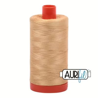 Aurifil Garn 50wt | No. 5001 - Ocher Yellow | 1300 m Aurifil Garn 50wt | No. 5001 - Ocher Yellow | 1300 m