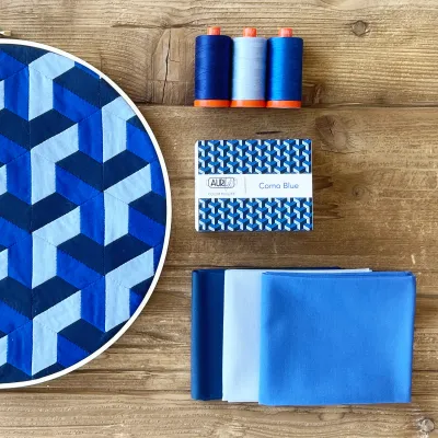 Aurifil Italian Color Builder | Como Blue | 50wt Aurifil Italian Color Builder | Como Blue | 50wt