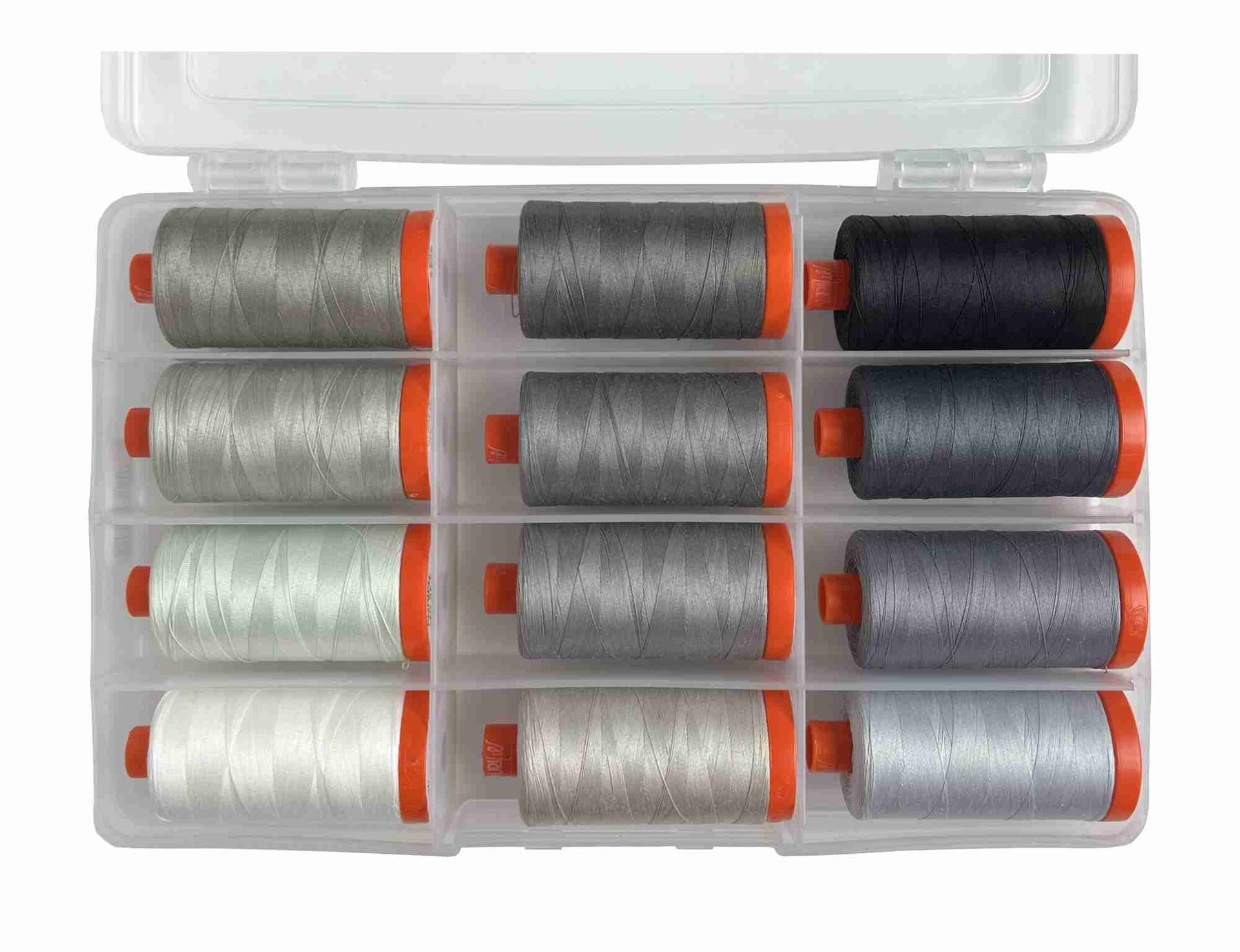 Graywork by Tula Pink x Aurifil | 50wt ​- Large | Set