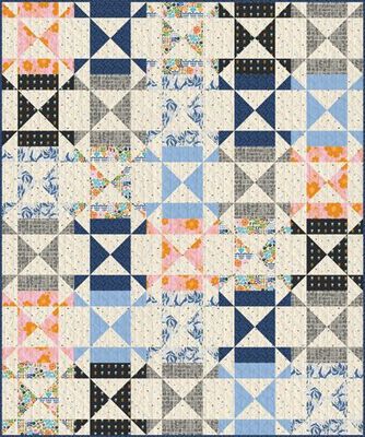 Quilt Kit | Faceted - feat. The Cur8tor von Art Gallery Fabrics Quilt Kit | Faceted - feat. The Cur8tor von Art Gallery Fabrics