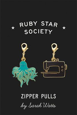 Reißverschlussanhänger von Sarah Watts | Ruby Star Society | Krake & Nähmaschine | RS7055