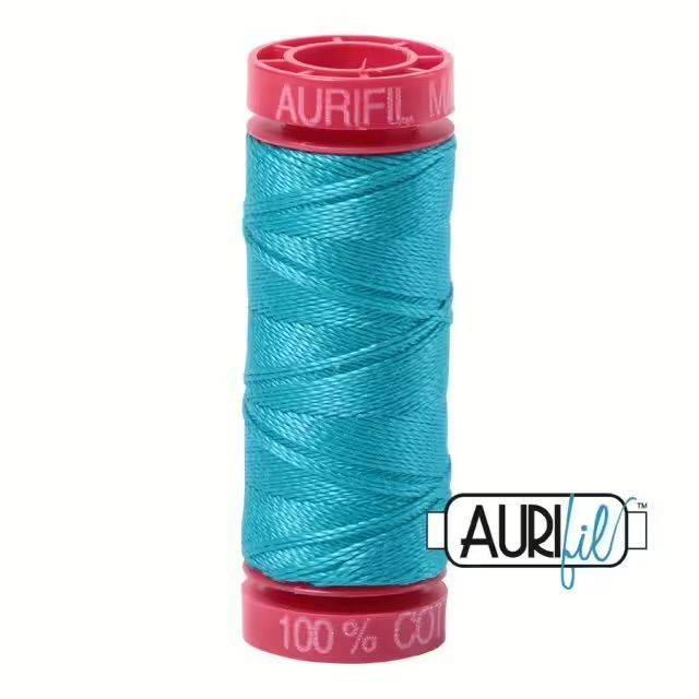 Aurifil Quiltgarn 28wt | No. 2810 - Turquoise | 50 m