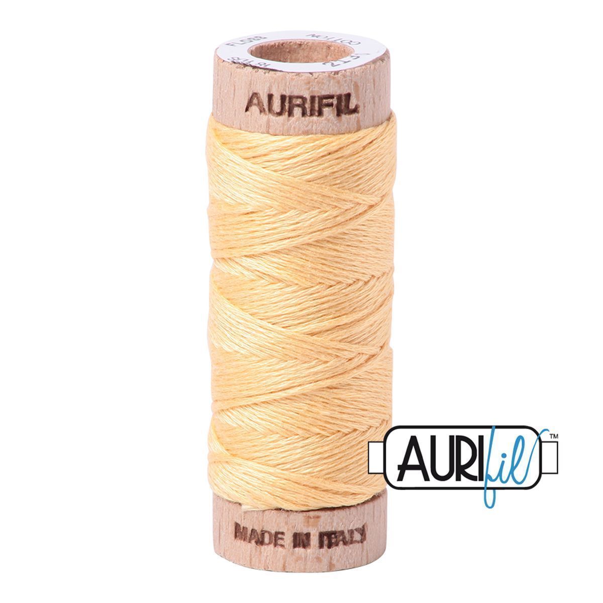 Aurifil Cotton Floss Stickgarn | No. 2130 - Medium Butter ​|  16m