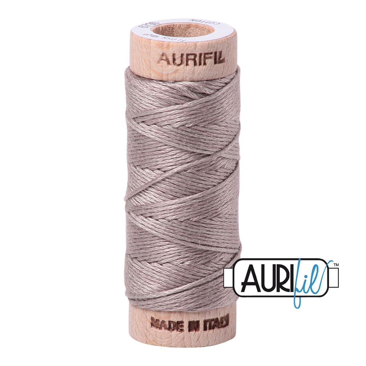 Aurifil Cotton Floss Stickgarn | No. 6730 - Steampunk ​| 16m
